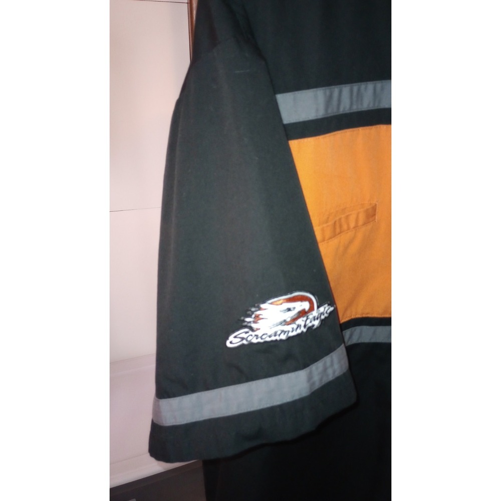 Harley Davidson Screamin Eagle Colorblock Mechanic Shirt Mens 4XL Vintage 90s - Picture 4 of 10